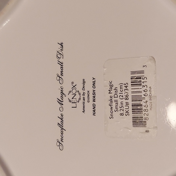 Lenox Snowflake Magic small dish - Picture 5 of 5